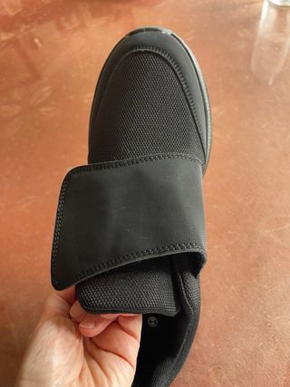 Zapatillas velcro hombre negras