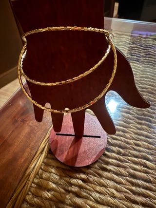 Conjunto 3 Pulseras Oro Laminado 14k