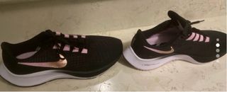 Scarpe running Nike nere e rosa