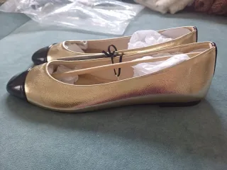 Bailarinas Parfois doradas talla 40