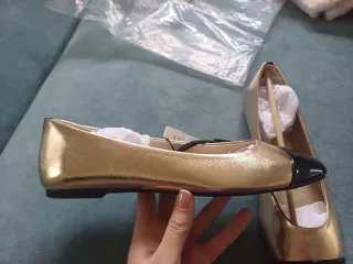 Bailarinas Parfois doradas talla 40