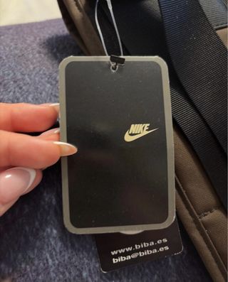 Bolso bandolera Nike marrón y verde oliva