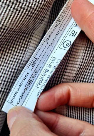 Giubbotto uomo cammello in pelle di pecora. Stile retrò vintage