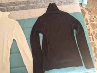 Chalecos cuello vuelto (blanco y negro)