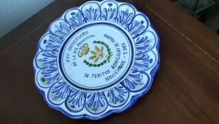 Plato Cerámica XXV Aniversario Peritos Agrícolas