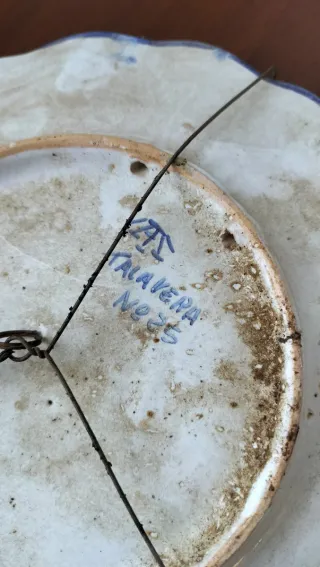 Plato Cerámica XXV Aniversario Peritos Agrícolas