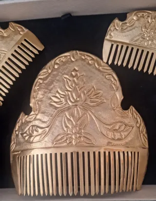 Peinetas Falleras Doradas Talla adulta