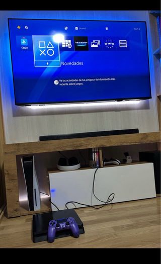 Consola PS4 slim(PlayStation 4) Negra,capacidad-1T