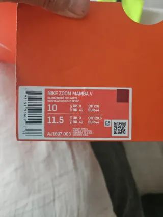 Nike Zoom Mamba V Zapatillas Correr Negras