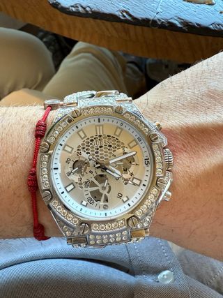 Reloj Guess Caballero Baron Dorado/Plateado