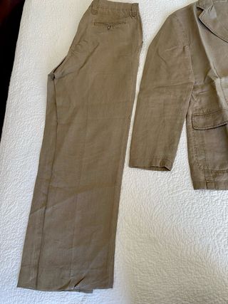 Traje de lino Florentino Talla L