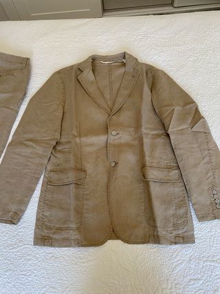 Traje de lino Florentino Talla L