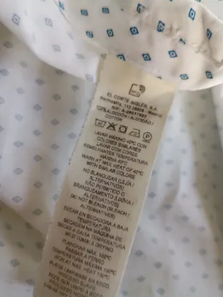 Camisa DUSTIN estampada manga larga