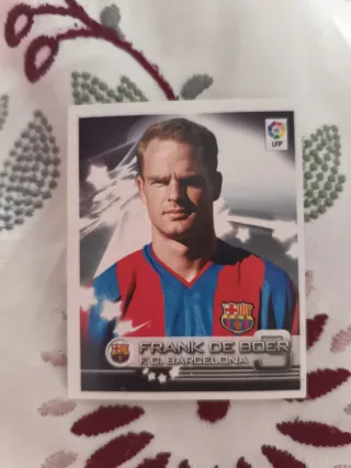 Carta Fútbol Frank de Boer F.C. Barcelona LFP