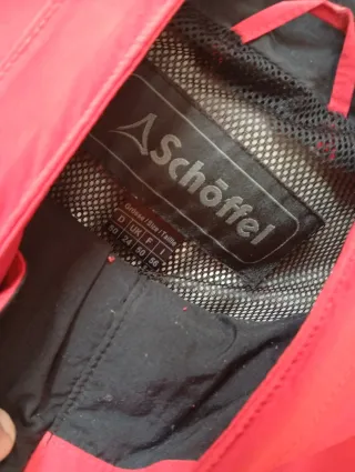 Chaqueta Roja Schöffel Impermeable Gore-tex