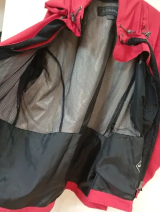 Chaqueta Roja Schöffel Impermeable Gore-tex