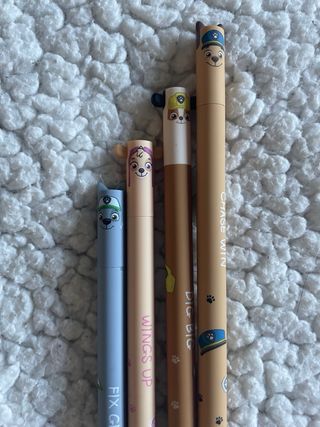 Set 4 Penne Cancellabili Paw Patrol simil Legami