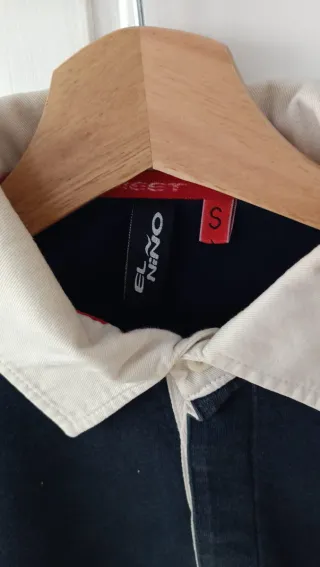 Polo EL NIÑO azul manga larga