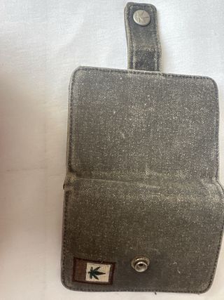 Cartera Billetera Cáñamo Gris