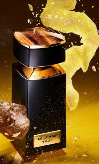 Bvlgari Le Gemme Tygar Perfume Negro/Dorado