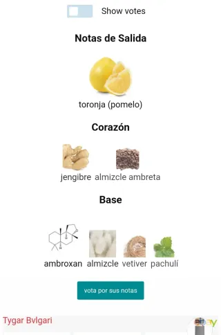 Bvlgari Le Gemme Tygar Perfume Negro/Dorado