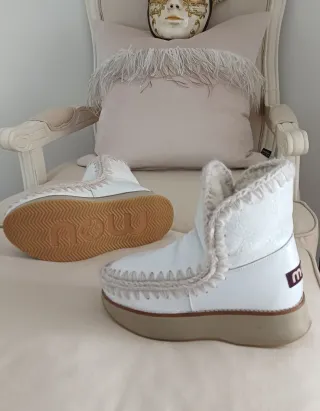 Botas Mou Eskimo Running Blancas
