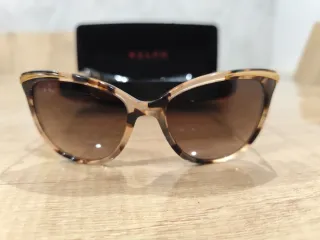 Gafas de sol mujer beige y marrón