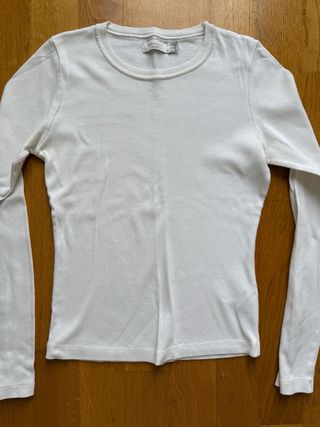 Camiseta de Zara blanca TS
