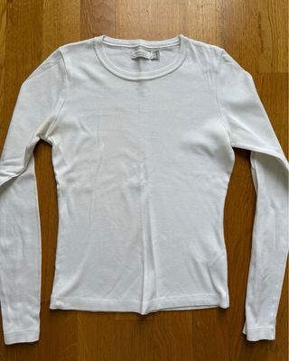 Camiseta de Zara blanca TS