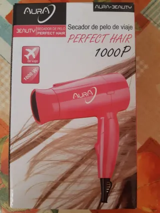 Secador de pelo de viaje AURA 1000W