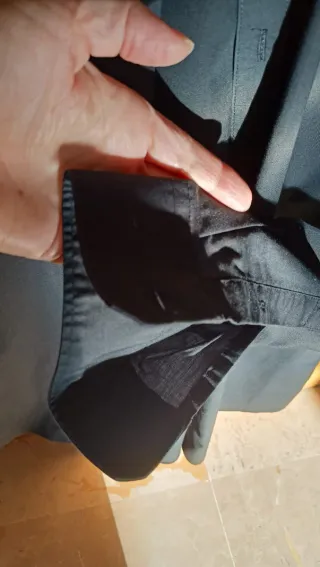 Camisa Negra H&M Easy Iron Talla M