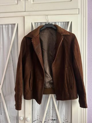 Cazadora vintage ante marrón