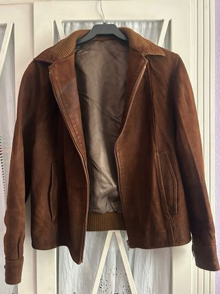 Cazadora vintage ante marrón
