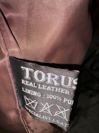 Giacca in pelle vintage effetto invecchiato