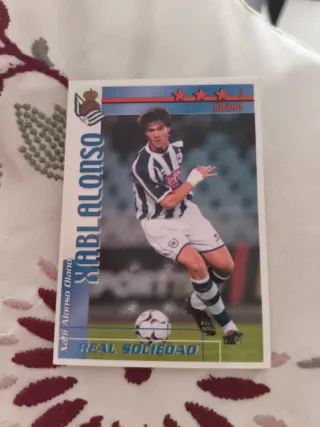Tarjeta Fútbol Xabi Alonso Real Sociedad