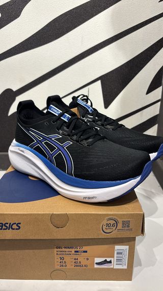 Asics Gel Nimbus 27 Scarpe da Corsa Uomo Nero/Blu