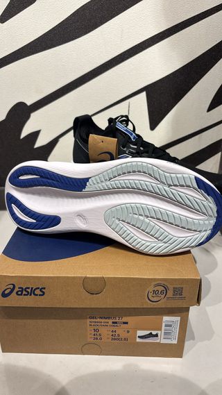 Asics Gel Nimbus 27 Scarpe da Corsa Uomo Nero/Blu
