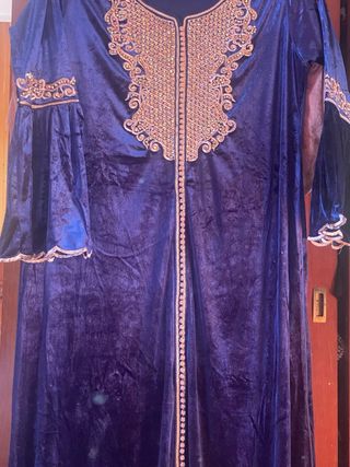 Kaftán Marroquí Bordado Talla Única