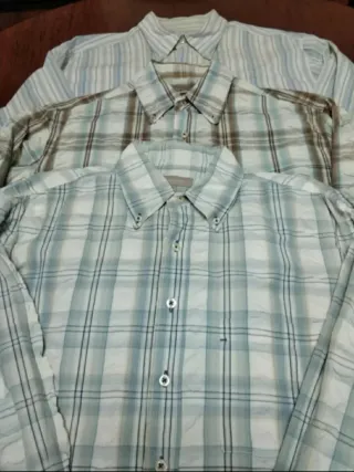 Lote 3 Camisas Tex Rayas y Cuadros