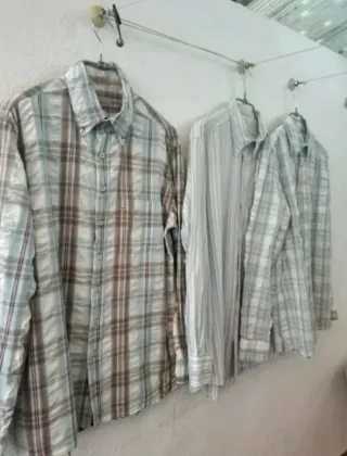 Lote 3 Camisas Tex Rayas y Cuadros