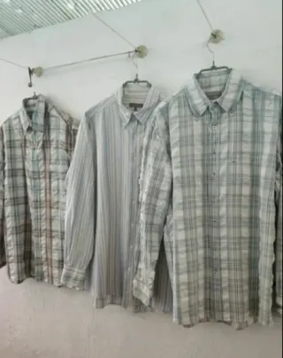 Lote 3 Camisas Tex Rayas y Cuadros