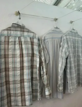 Lote 3 Camisas Tex Rayas y Cuadros