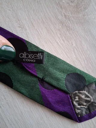 Cravatta vintage ICEBERG seta anni '80