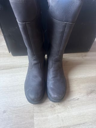 Botas de Moto Marrones de piel Usadas una vez