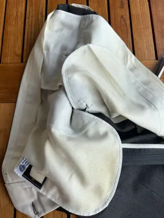 Traje de pura  lana virgen gris