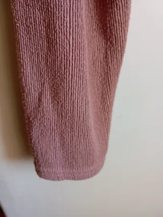 Blusa Zara manga larga rosa talla XS