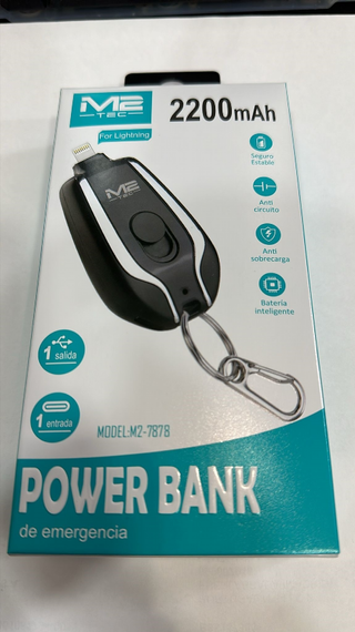 Power bank portachiavi portatile