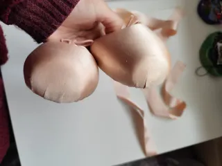 Puntas de ballet color rosa