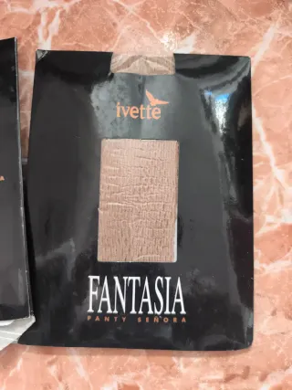 Lote Medias Ivette Fantasia Beige Talla Única