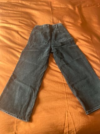 Pantalón vaquero Zara negro mujer T.34